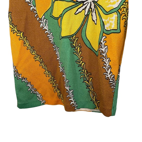 Vintage Women's  1960s crewneck long sleeve knit back zip USA made shirt- 36 - Picture 4 of 8